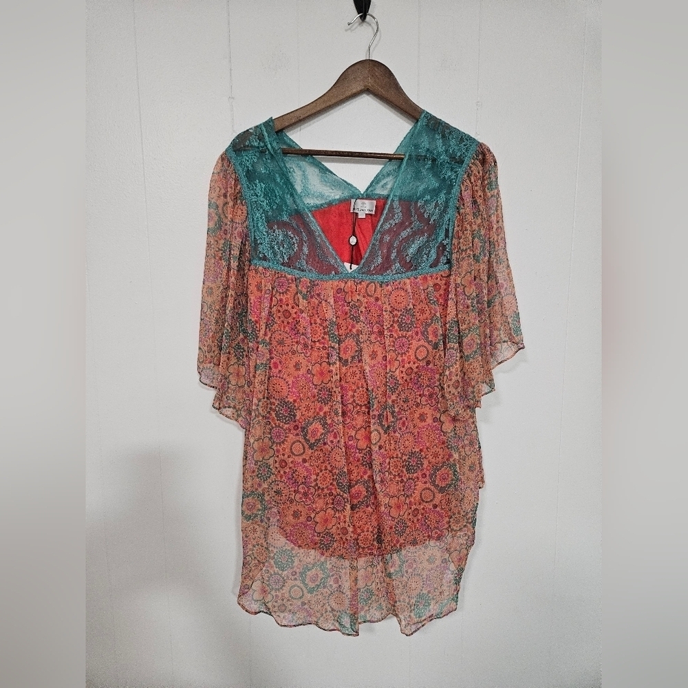 NWT MIGUELINA Floral Blouse  Multicolor